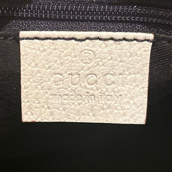 Gucci Abbey D-Ring Ivory White Leather Shoulder Bag Minimalist Quiet Luxury Tote - Picture 6 of 15